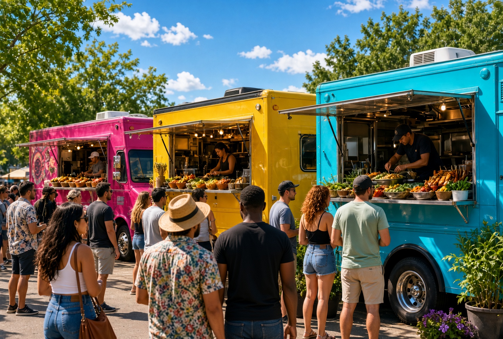 Classic food truck