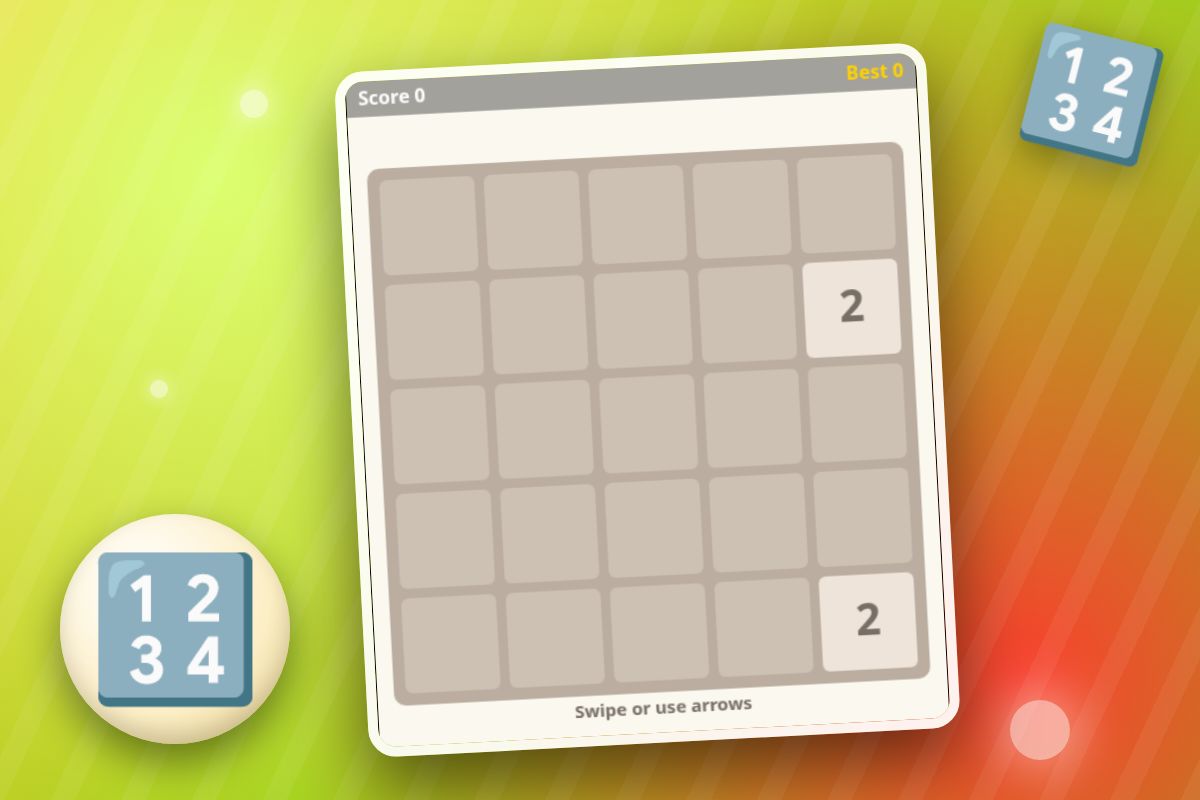 2048 Big Board 5x5