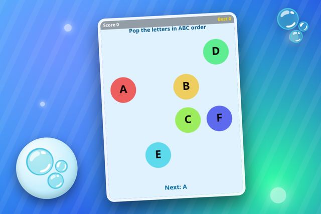 Letter Bubbles