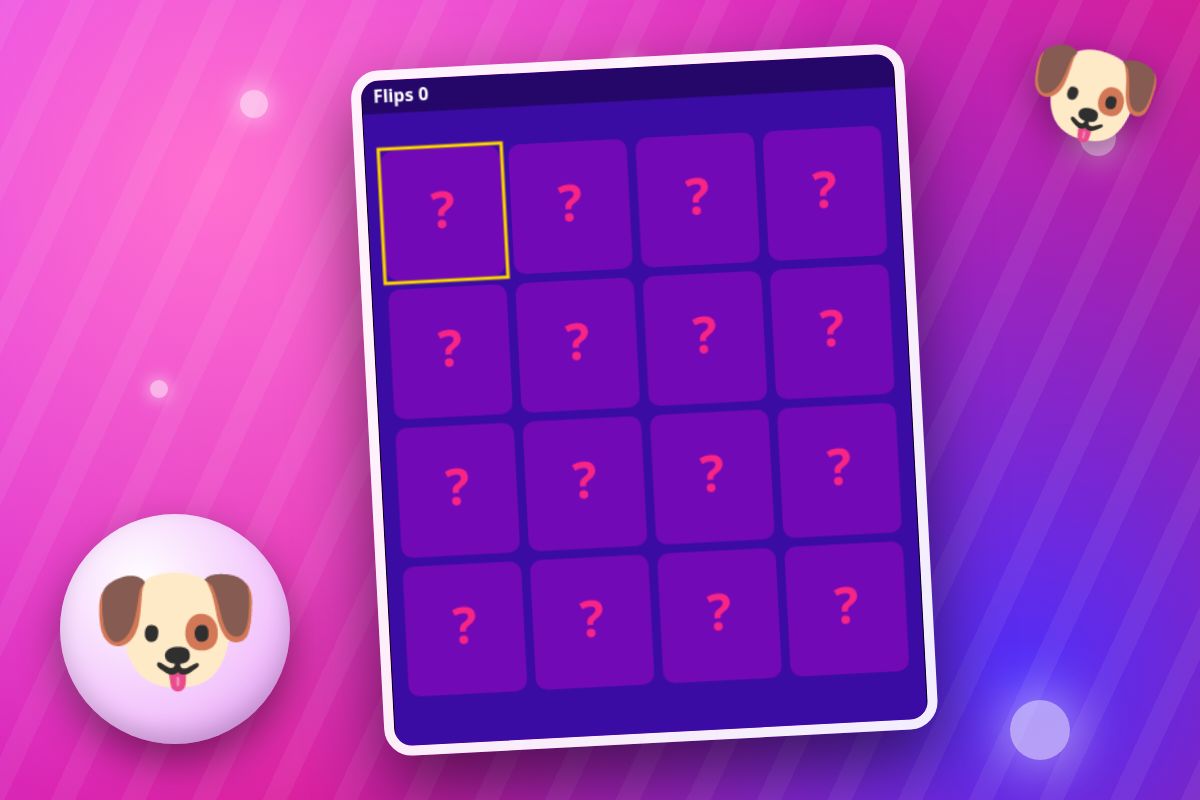 Memory Match Animals