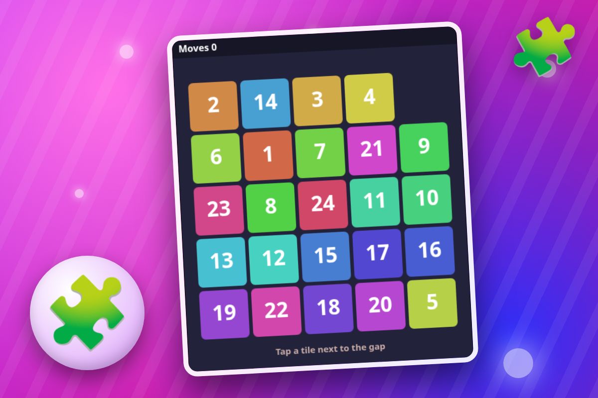Slide Puzzle 24