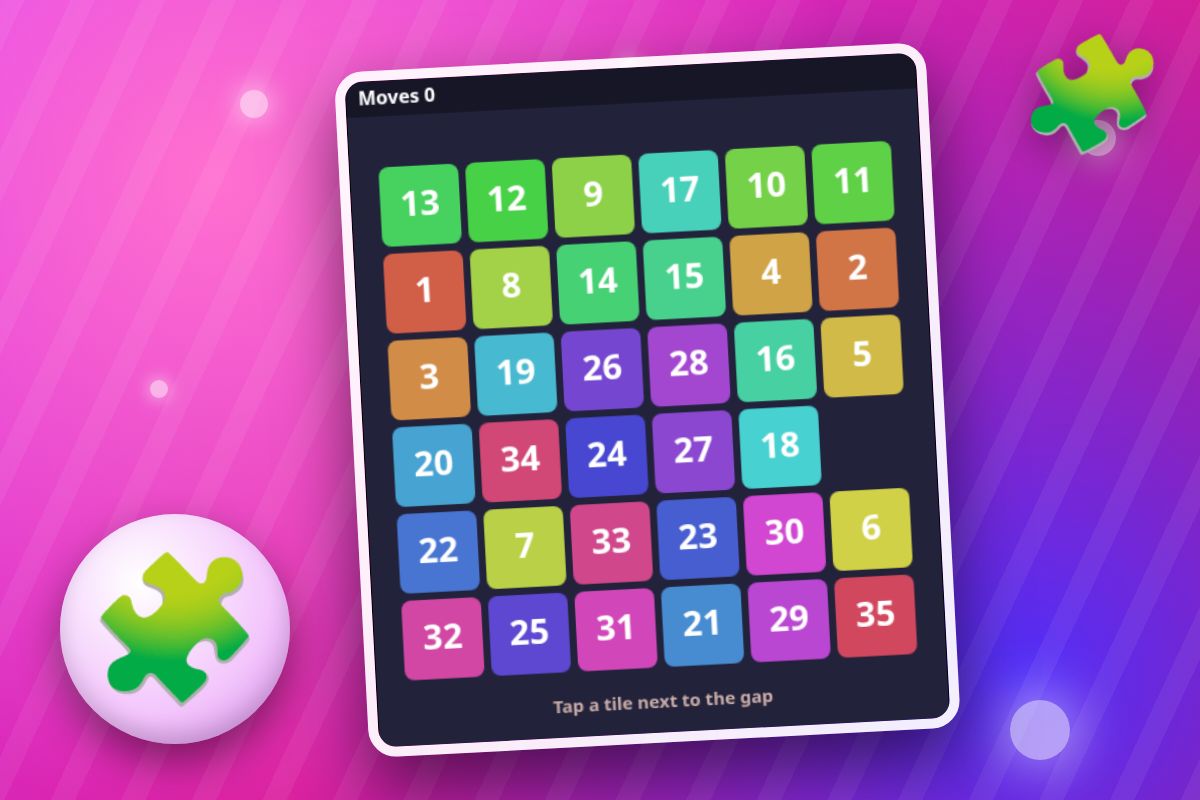 Slide Puzzle 35