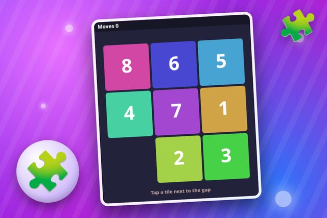 Slide Puzzle 8
