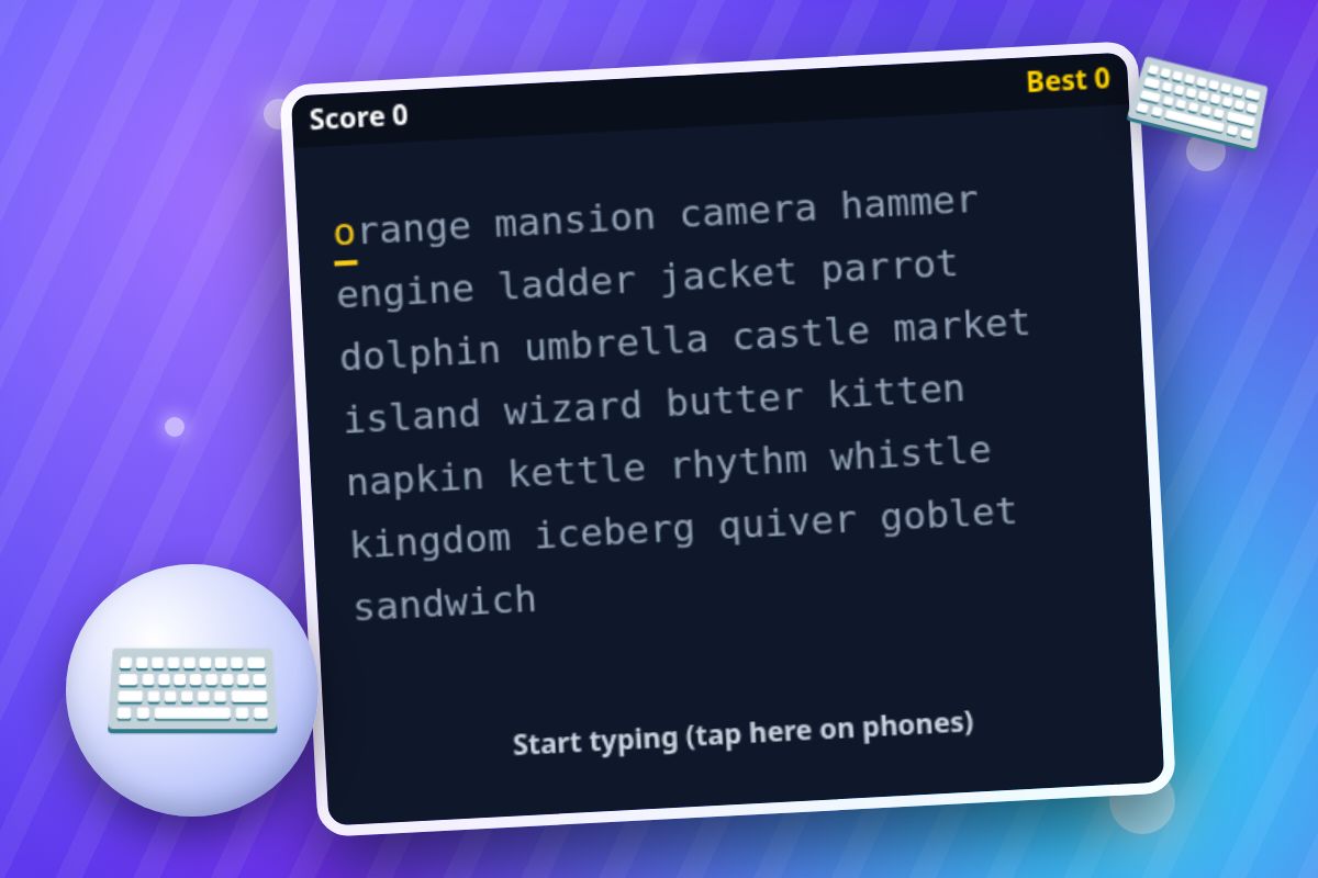 Typing Marathon