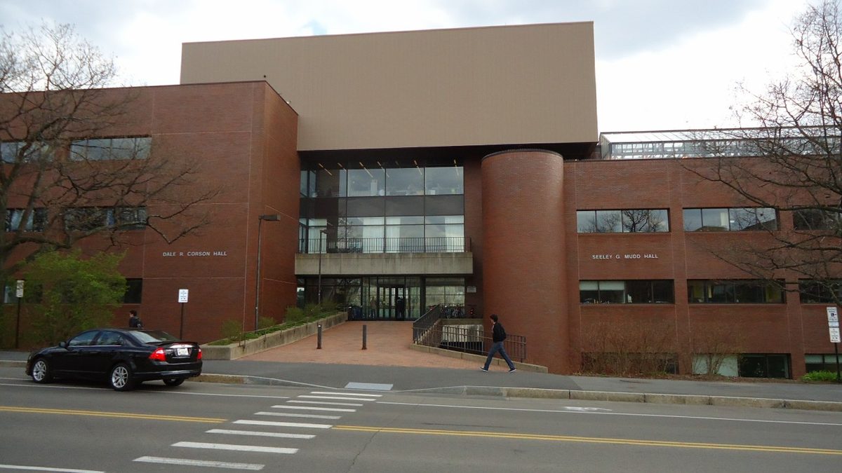 Corson Hall and Mudd Hall on the Cornell University campus in Ithaca