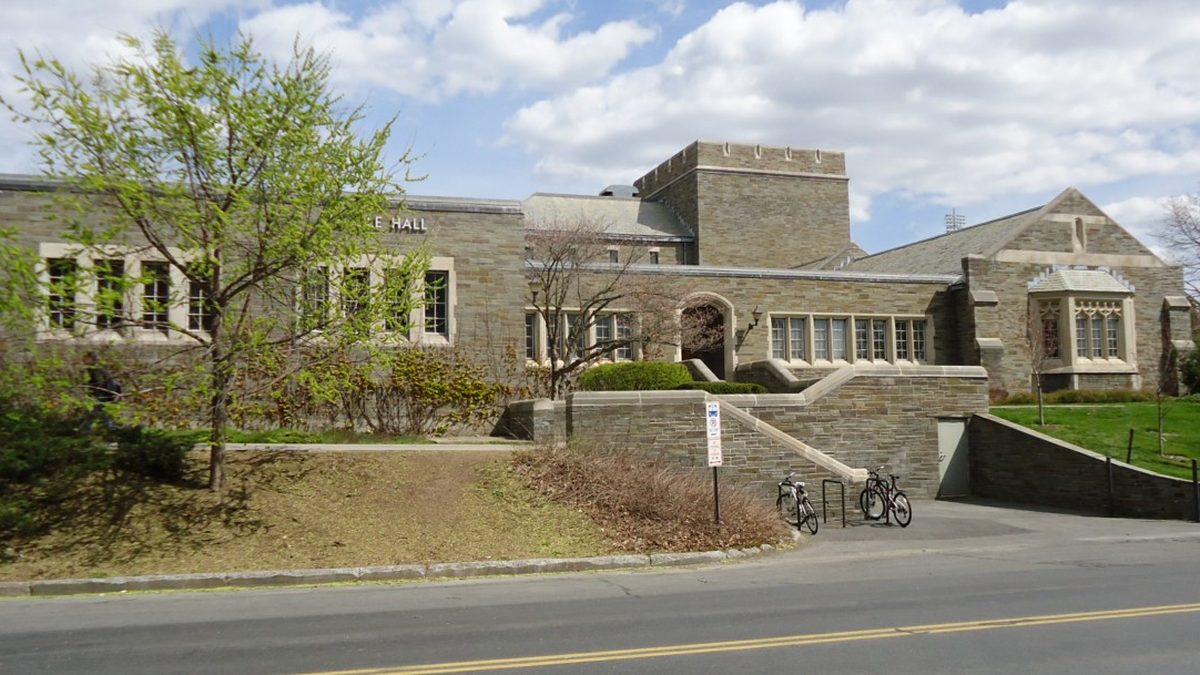 Teagle Hall on the Cornell University campus in Ithaca, New York