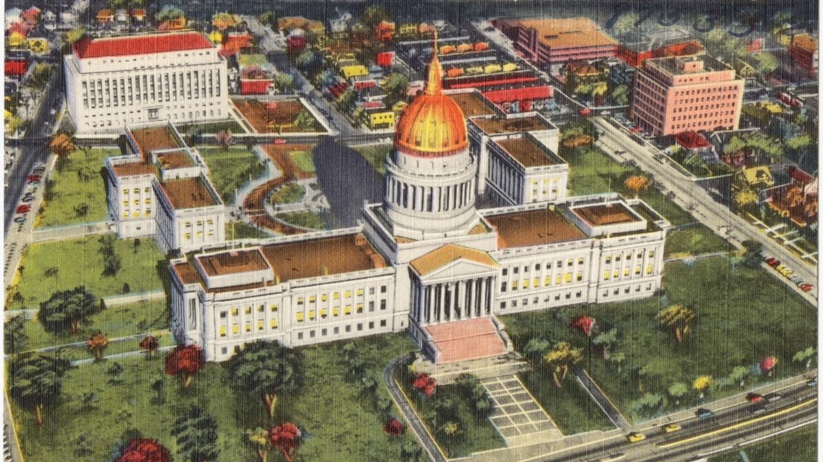 The West Virginia State Capitol in Charleston