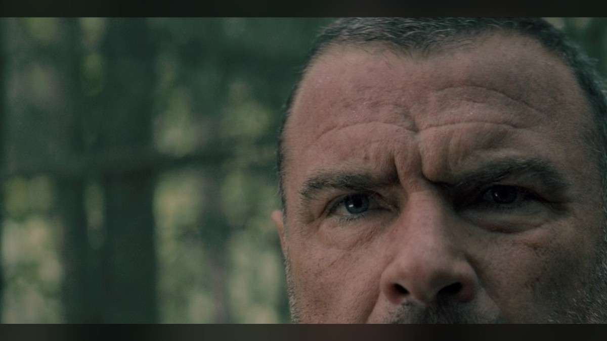 Liev Schreiber in a close-up from the Nocturne trailer