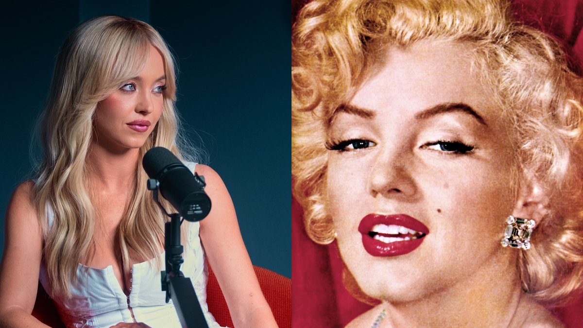 Sydney Sweeney and Marilyn Monroe