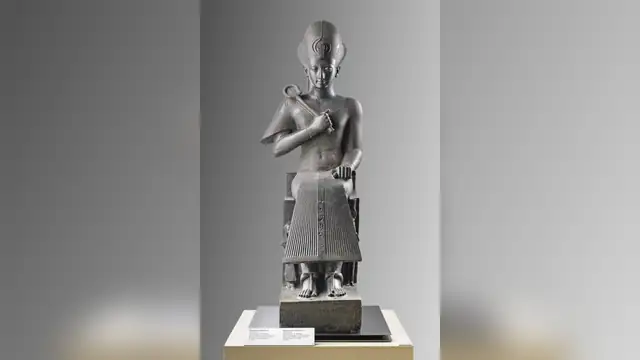 Granodiorite statue of Ramses II in the Museo Egizio in Turin, a stand-in photo