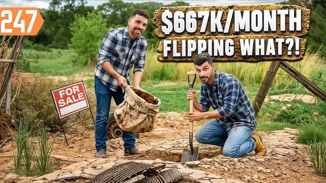 YouTube thumbnail of an open rural parcel with a survey feel and large title lettering