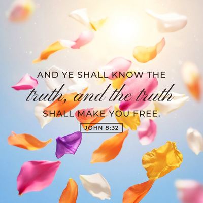 John 8:32 Bible verse image