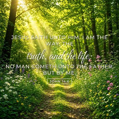 John 14:6 Bible verse image