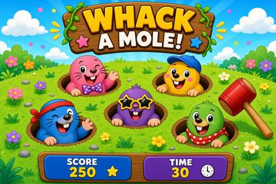 Whack-a-Mole game
